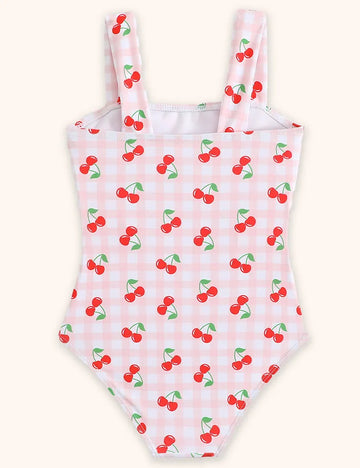 Cute Cherry Printed Swimsuit
